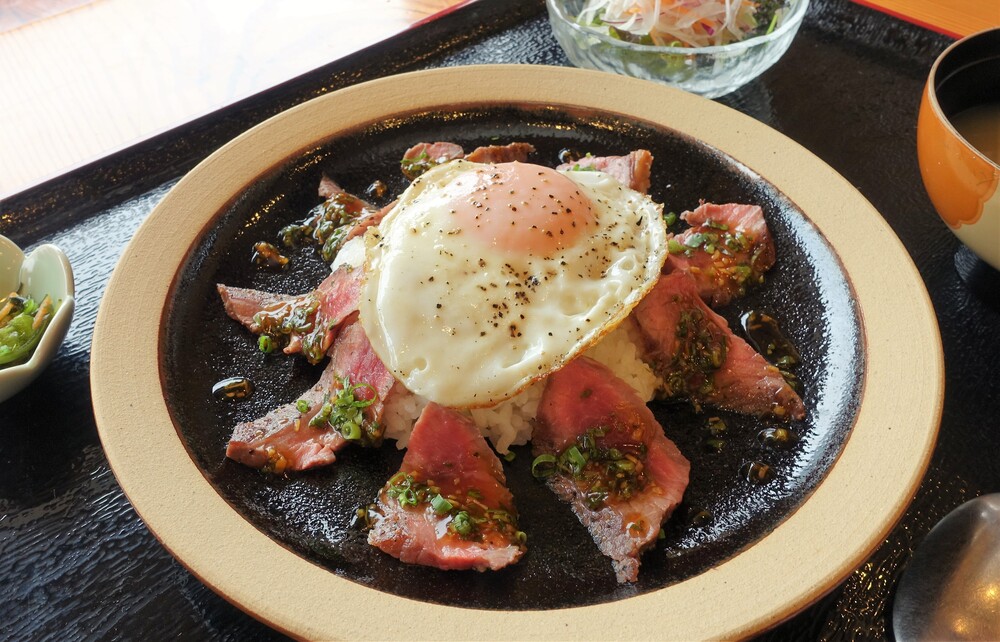 ステーキライス